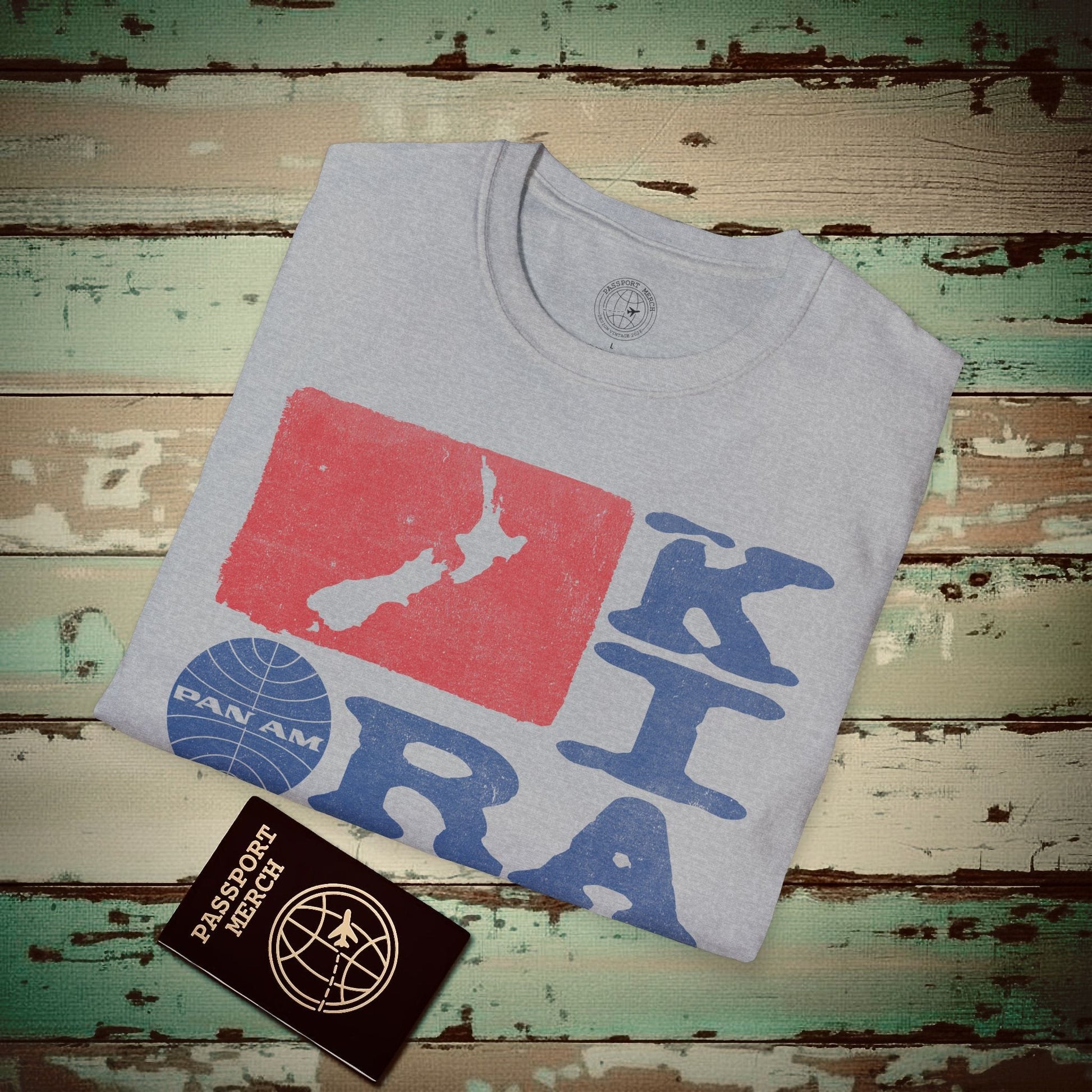 Pan Am Kia Ora, New Zealand (OFFICIAL) T-Shirt Sport Grey / S