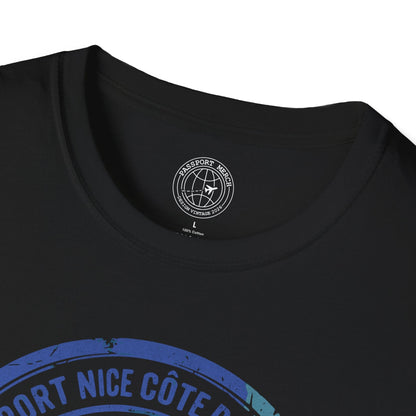 Pan Am NCE, Nice, France Vintage Airport Code (OFFICIAL) T-Shirt
