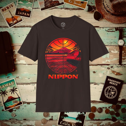 Pan Am Nippon Visions, Japan (OFFICIAL) T-Shirt Dark Chocolate / S