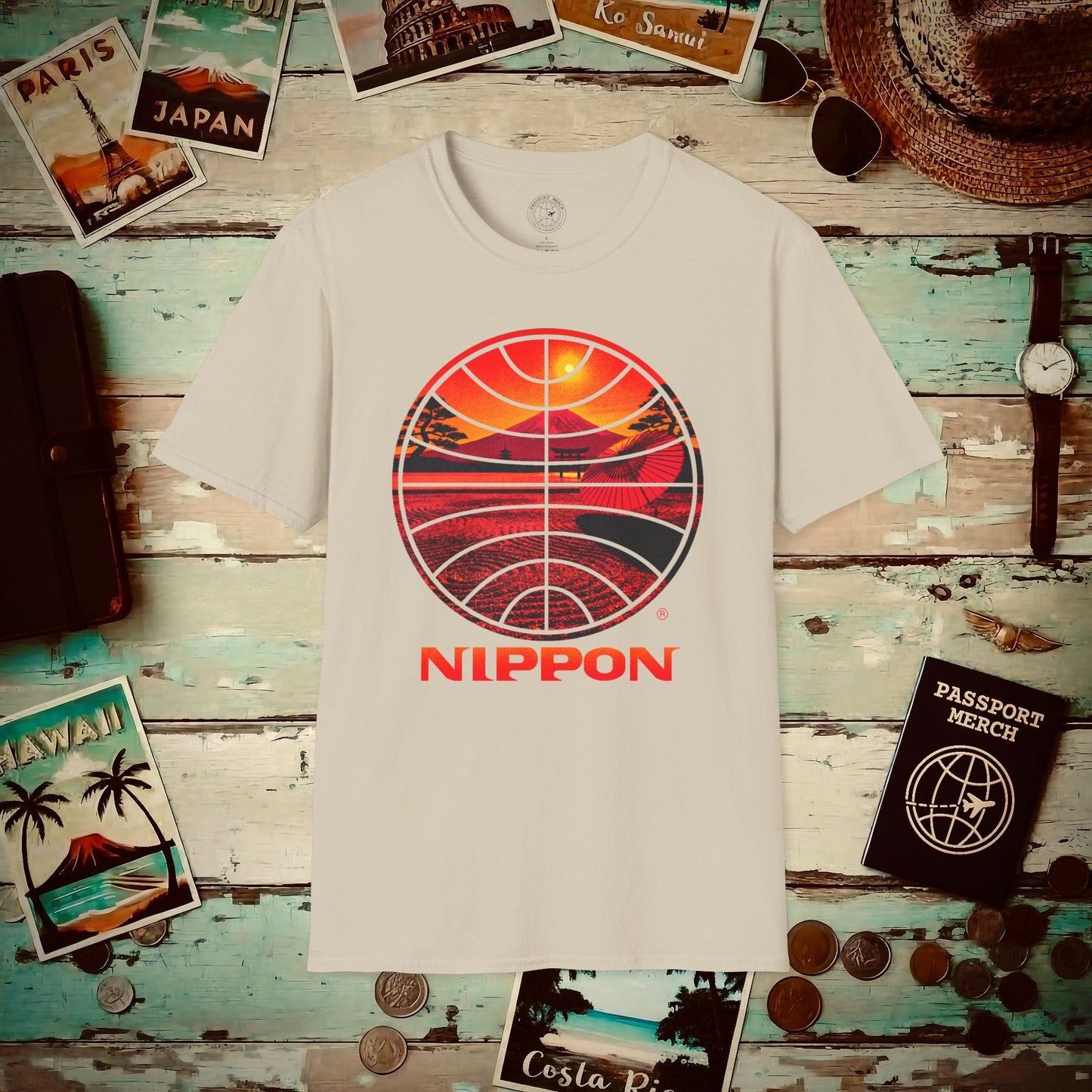 Pan Am Nippon Visions, Japan (OFFICIAL) T-Shirt Sand / S