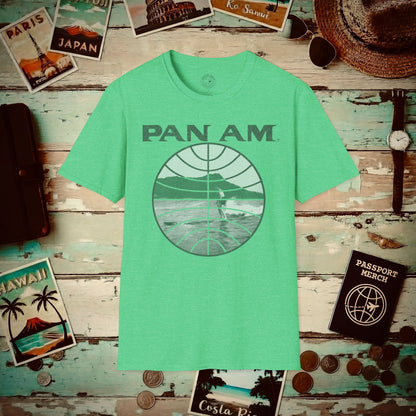 Pan Am Vintage Founder's Waikiki Surf (OFFICIAL) T-Shirt Heather Irish Green / S