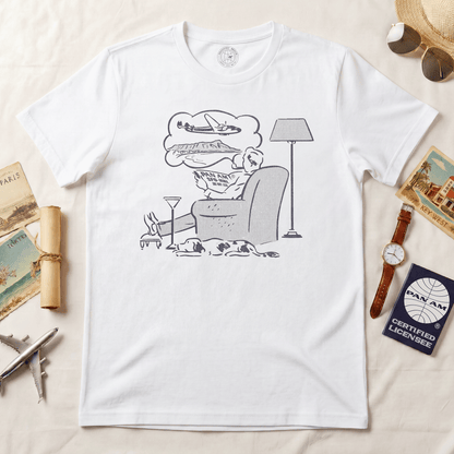 Pan Am Waikiki Pipe Dreams, Hawaii (OFFICIAL) T-Shirt White / S