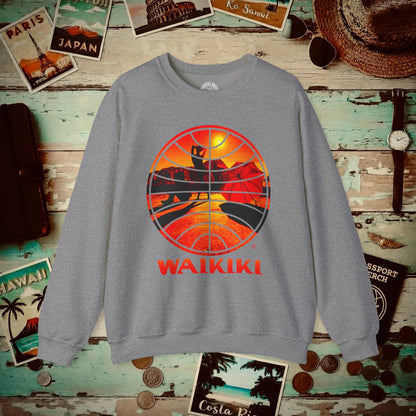 Pan Am Waikiki Visions, Hawaii (OFFICIAL) Crewneck S / Graphite Heather