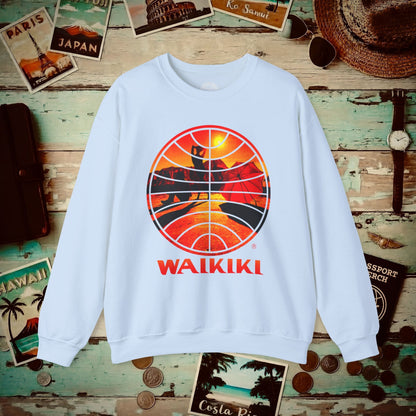 Pan Am Waikiki Visions, Hawaii (OFFICIAL) Crewneck S / Light Blue