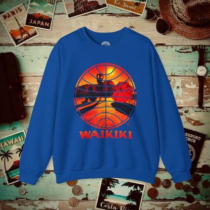 Pan Am Waikiki Visions, Hawaii (OFFICIAL) Crewneck S / Royal