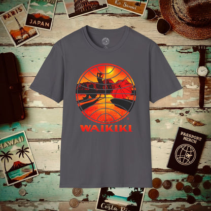 Pan Am Waikiki Visions, Hawaii (OFFICIAL) T-Shirt Charcoal / S