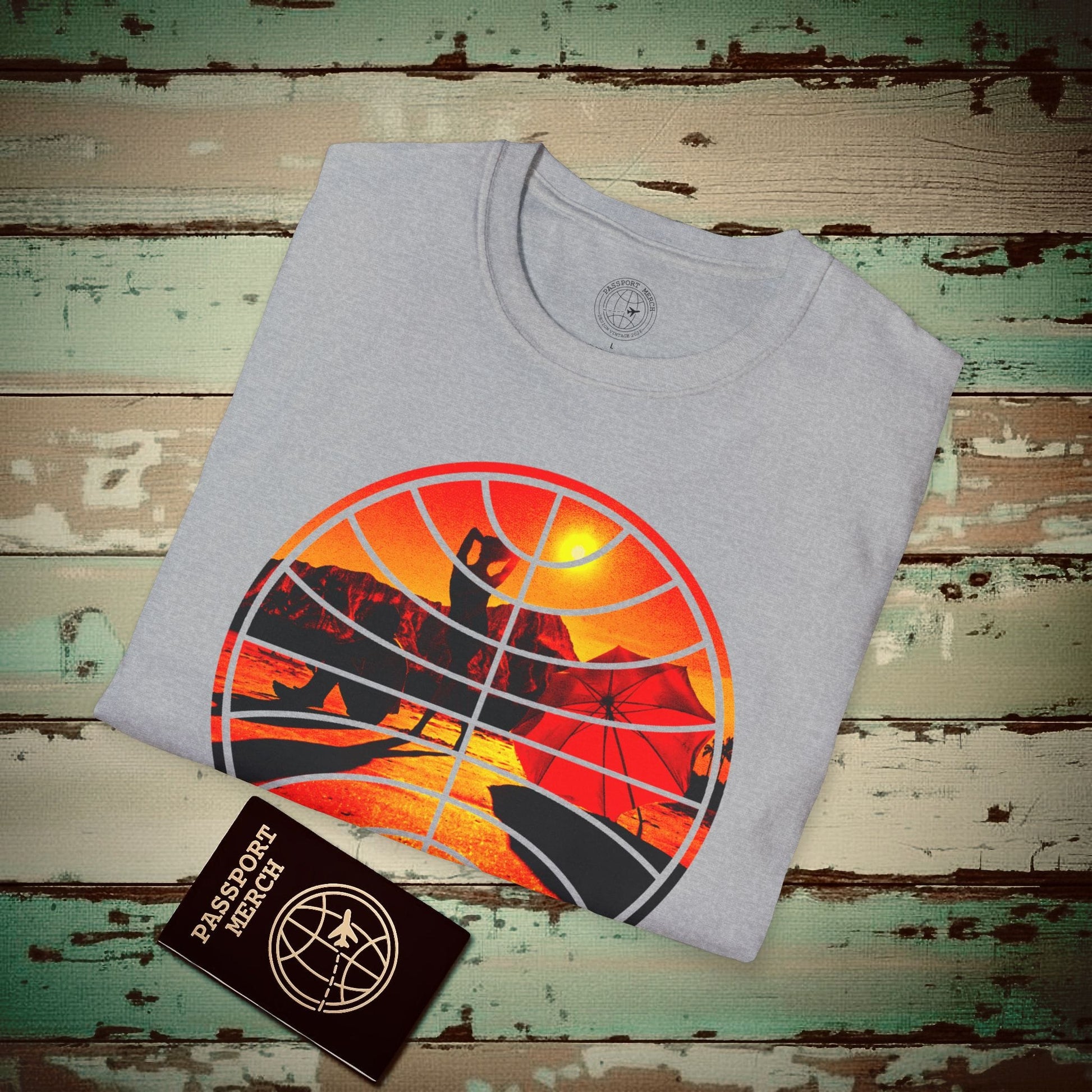 Pan Am Waikiki Visions, Hawaii (OFFICIAL) T-Shirt Sport Grey / S