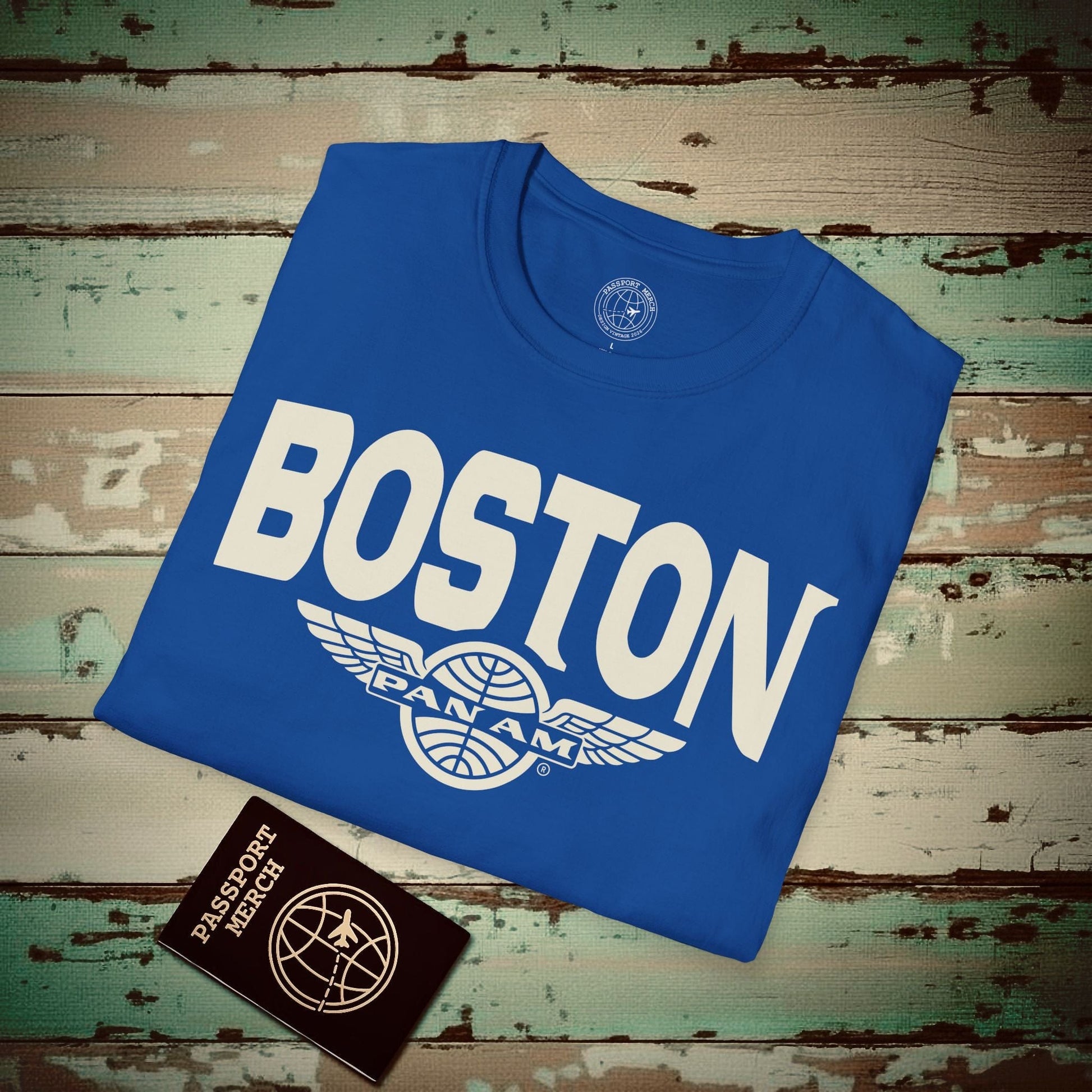 Pan Am Wings, Boston, Massachusetts (OFFICIAL) T-Shirt Royal / S