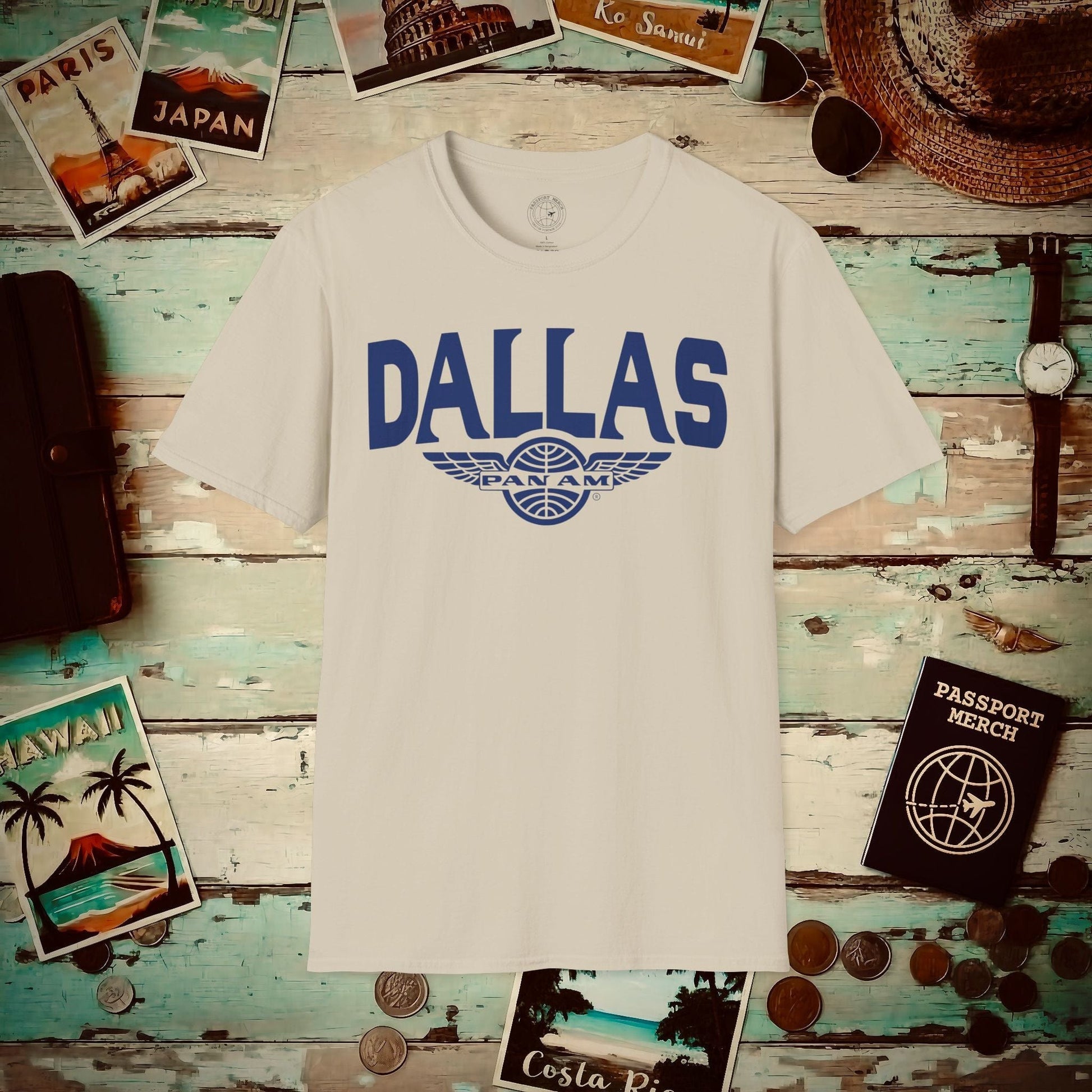 Pan Am Wings, Dallas, Texas (OFFICIAL) T-Shirt Sand / S