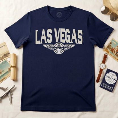 Pan Am Wings, Las Vegas, Nevada (OFFICIAL) T-Shirt Navy / S