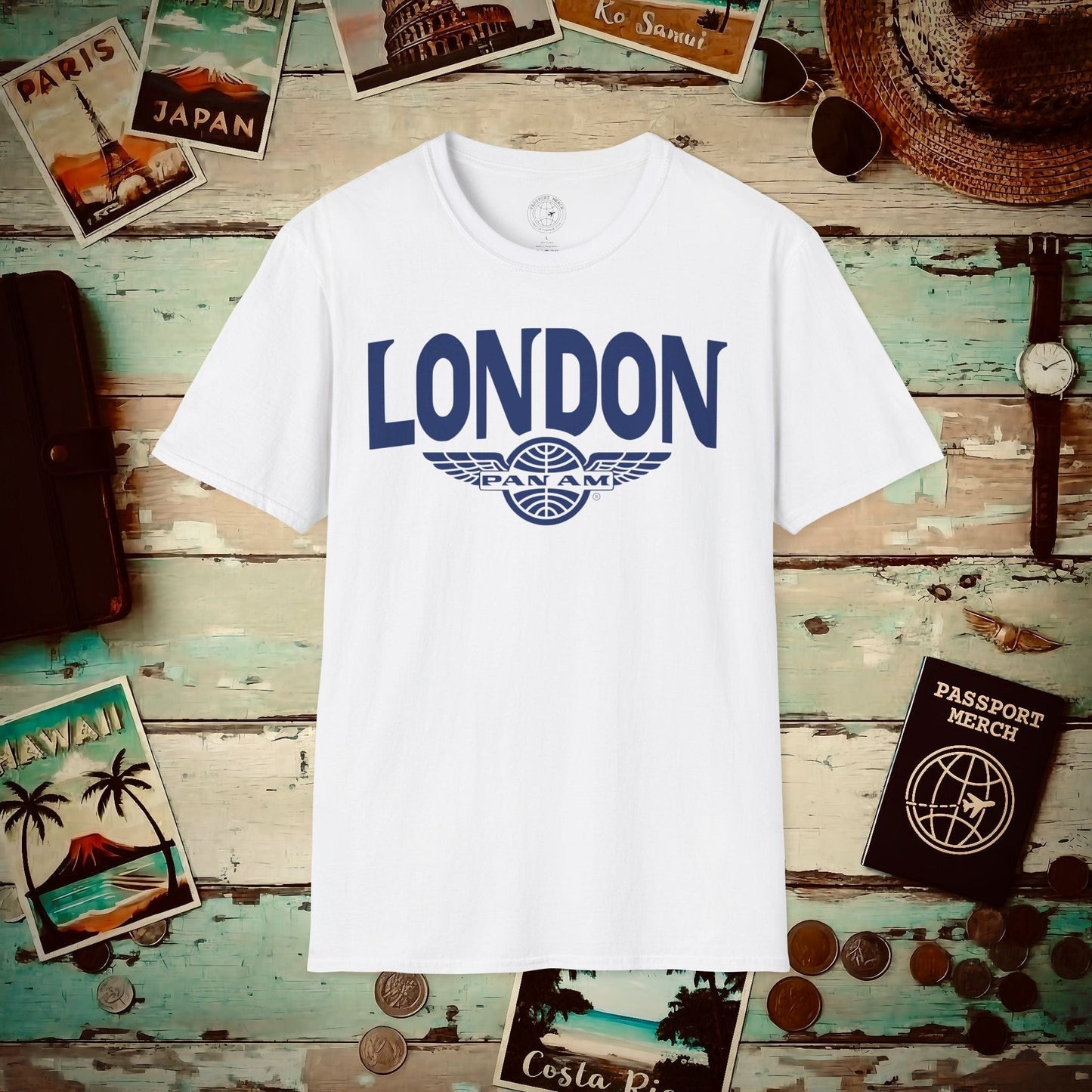 Pan Am Wings, London, England (OFFICIAL) T-Shirt White / S