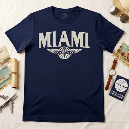 Pan Am Wings, Miami, Florida (OFFICIAL) T-Shirt Navy / S