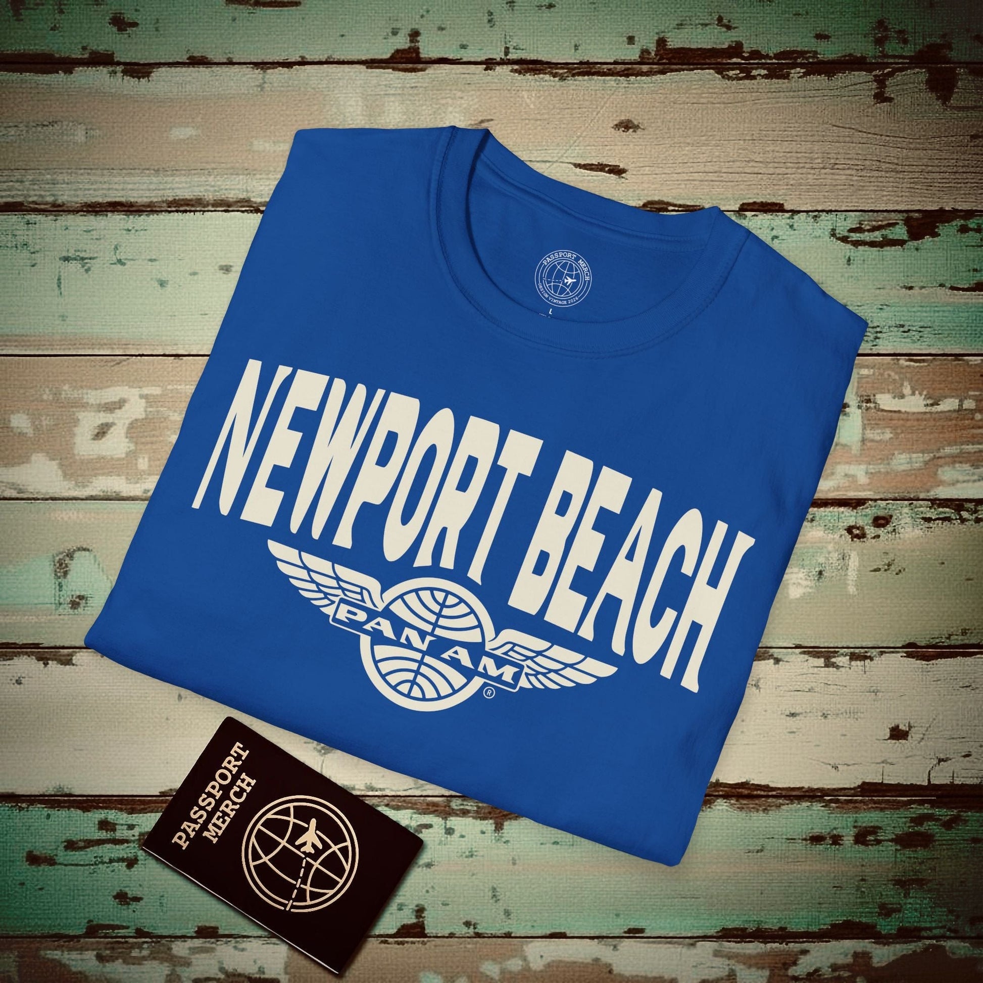 Pan Am Wings, Newport Beach California (OFFICIAL) T-Shirt Royal / S