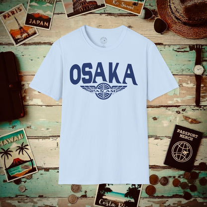 Pan Am Wings, Osaka, Japan (OFFICIAL) T-Shirt Light Blue / S