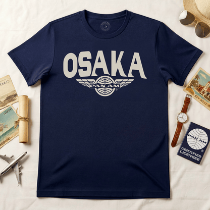 Pan Am Wings, Osaka, Japan (OFFICIAL) T-Shirt Navy / S