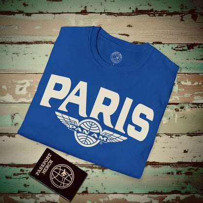 Pan Am Wings, Paris, France (OFFICIAL) T-Shirt Royal / S