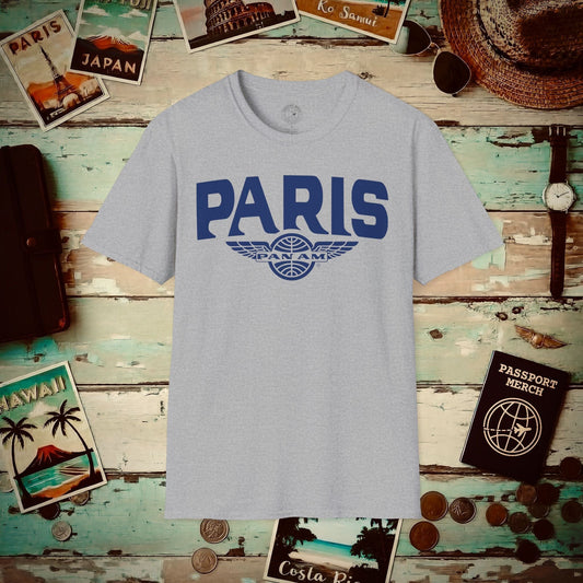 Pan Am Wings, Paris, France (OFFICIAL) T-Shirt Sport Grey / S