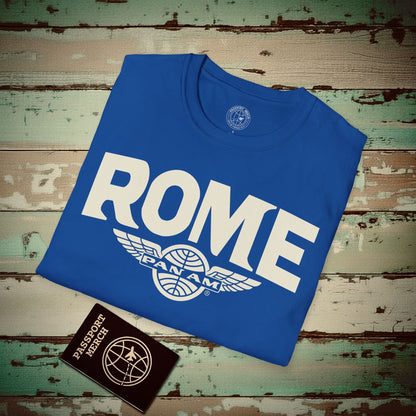 Pan Am Wings, Rome, Italy (OFFICIAL) T-Shirt Royal / S