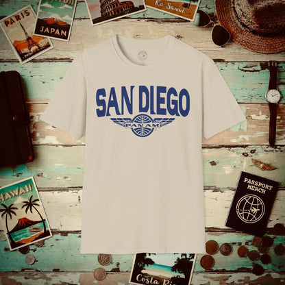 Pan Am Wings, San Diego, California (OFFICIAL) T-Shirt Sand / S