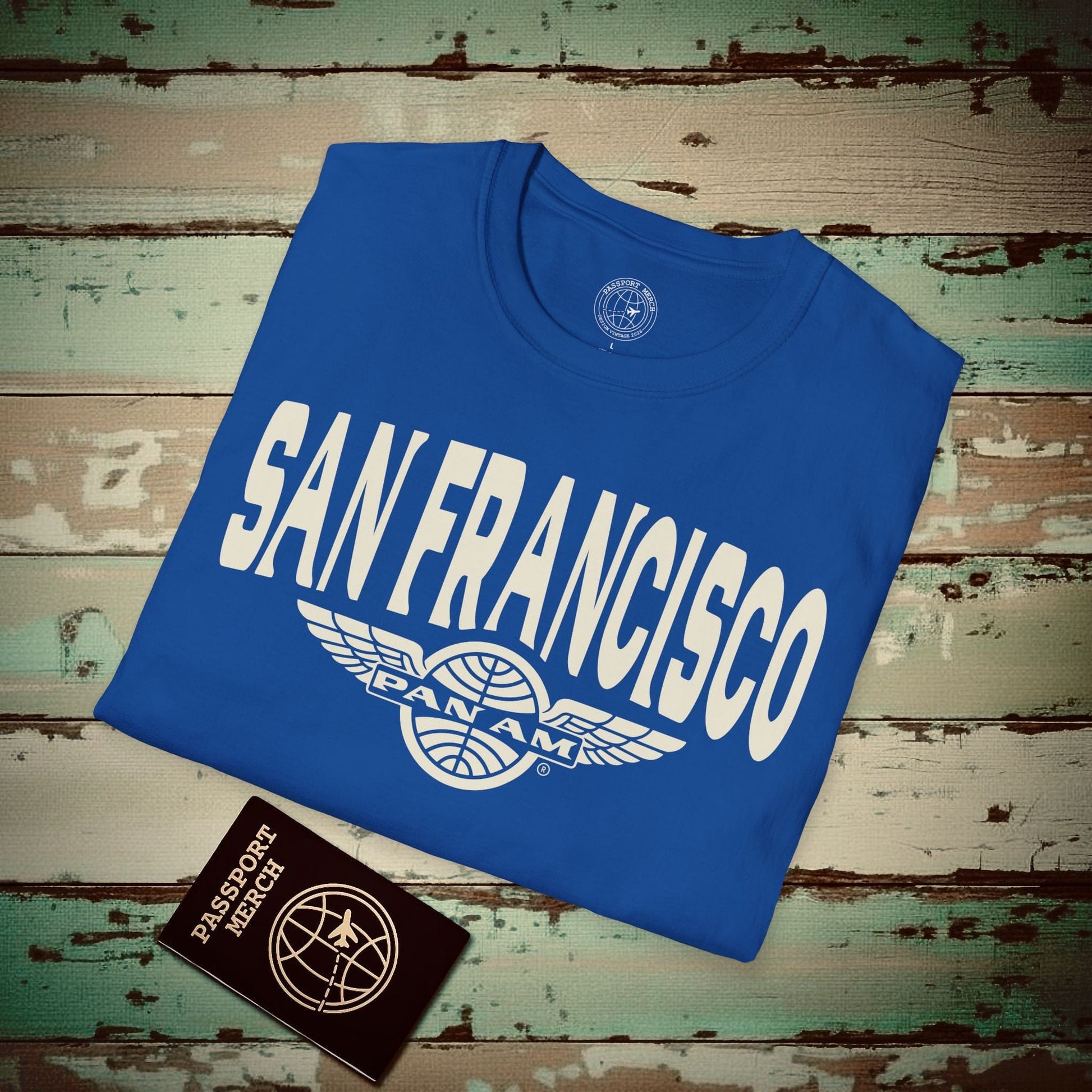 Pan Am Wings, San Francisco, California (OFFICIAL) T-Shirt Royal / S