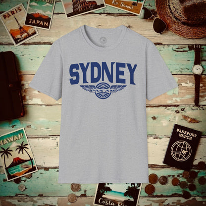 Pan Am Wings, Sydney, Australia (OFFICIAL) T-Shirt Sport Grey / S