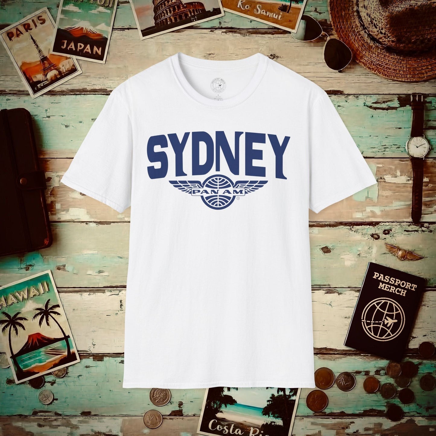 Pan Am Wings, Sydney, Australia (OFFICIAL) T-Shirt White / S