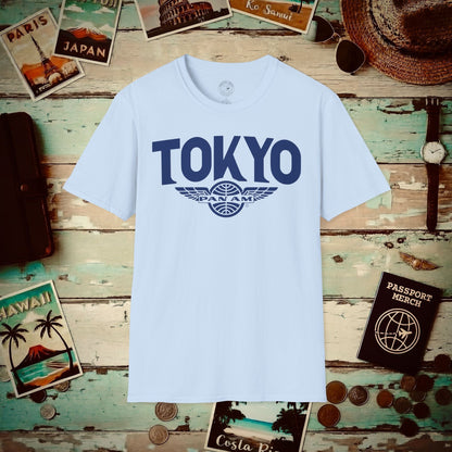 Pan Am Wings, Tokyo, Japan (OFFICIAL) T-Shirt Light Blue / S