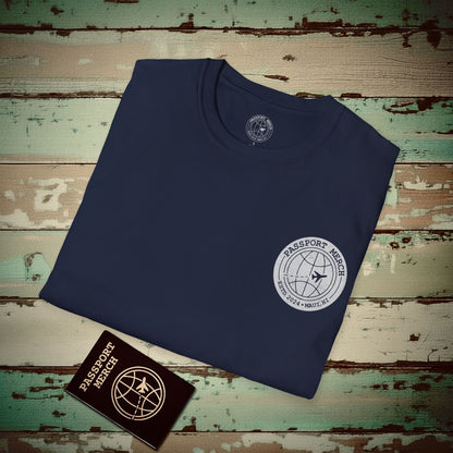 Passport Merch, Estd. 2024, Maui, HI Back Print T-Shirt