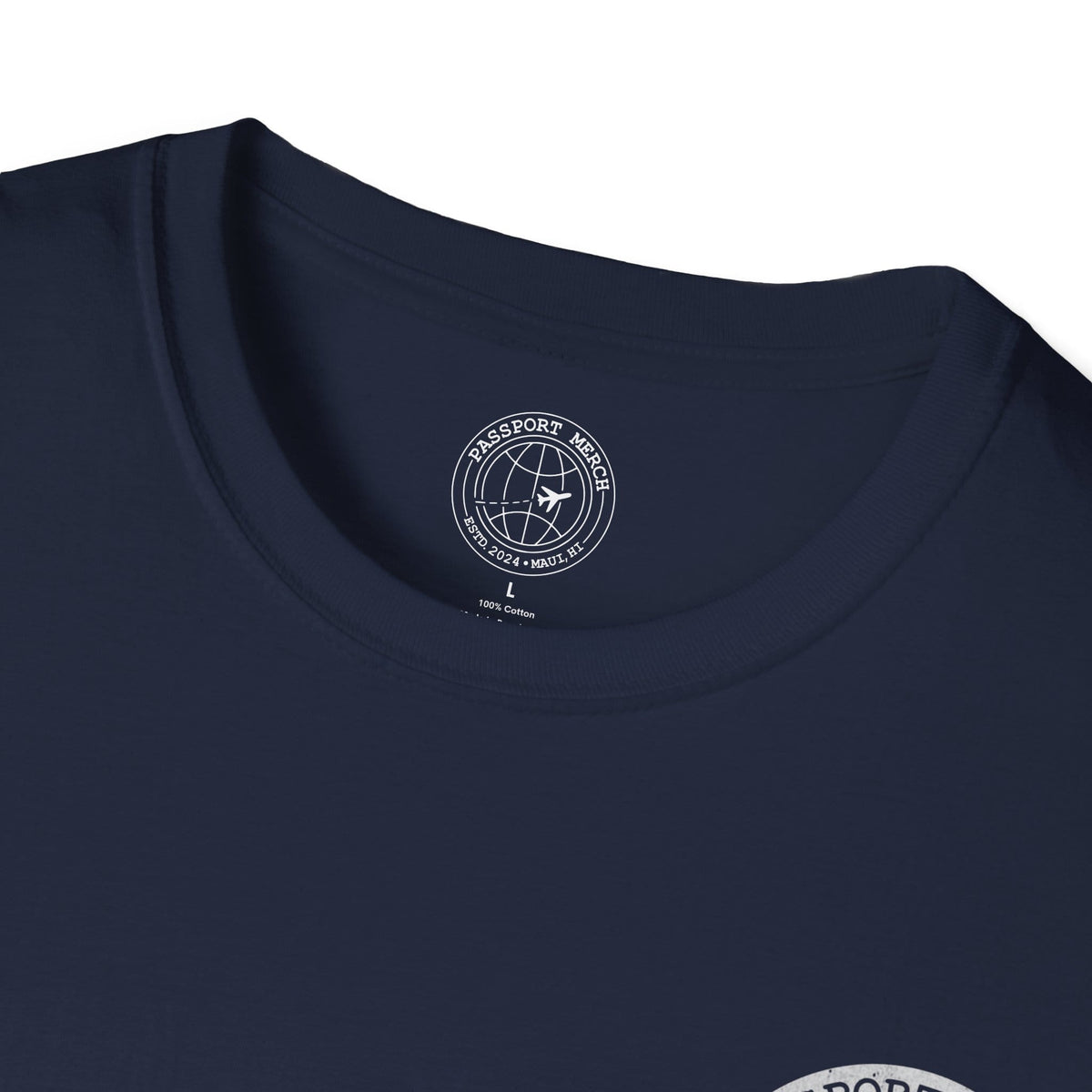Passport Merch, Estd. 2024, Maui, HI Back Print T-Shirt