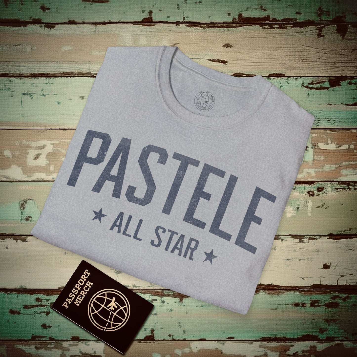Pastele All Star, Hawaii (and Puerto Rico) T-Shirt Sport Grey / S