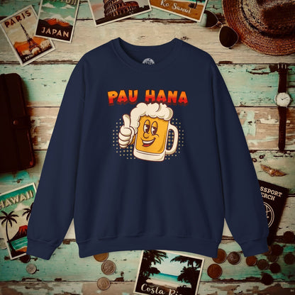 Pau Hana Beer, Hawaii Crewneck Navy / S