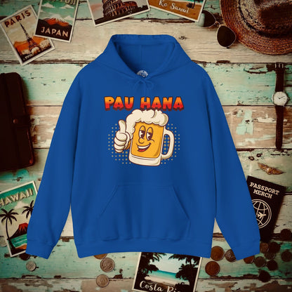 Pau Hana Beer, Hawaii Hoodie Royal / S