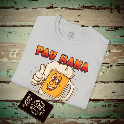 Pau Hana Beer, Hawaii T-Shirt Ice Grey / S