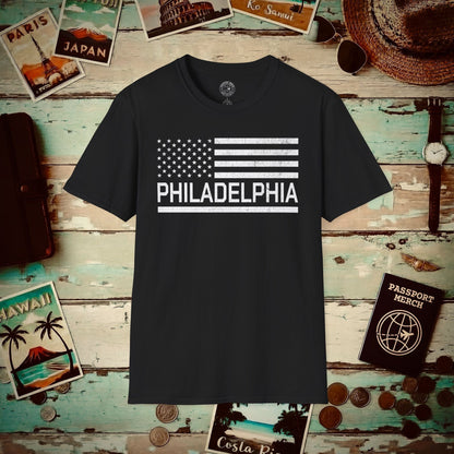 Philadelphia Stars & Stripes, Pennsylvania T-Shirt Black / S