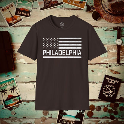 Philadelphia Stars & Stripes, Pennsylvania T-Shirt Dark Chocolate / S