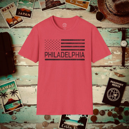Philadelphia Stars & Stripes, Pennsylvania T-Shirt Heather Red / S