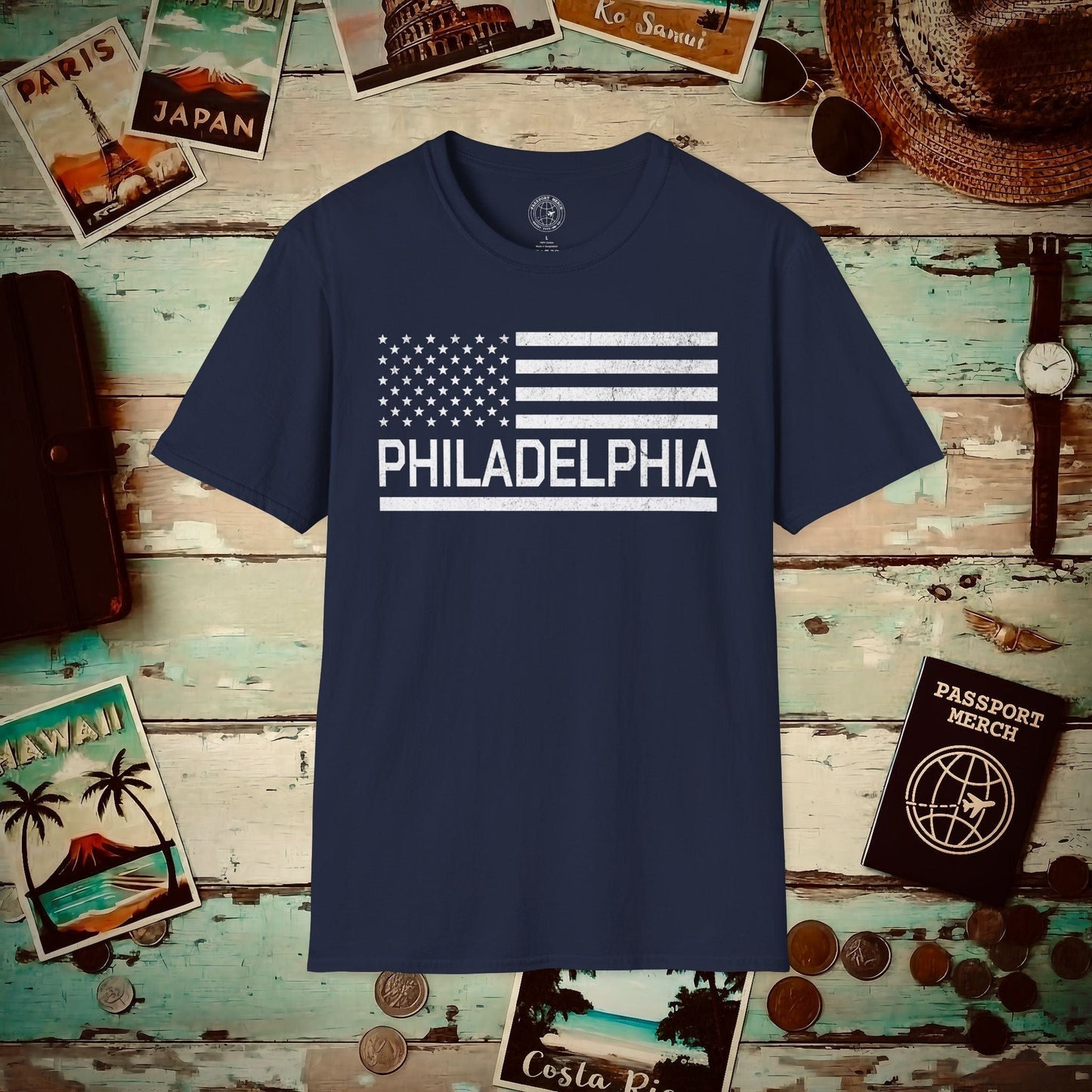Philadelphia Stars & Stripes, Pennsylvania T-Shirt Navy / S