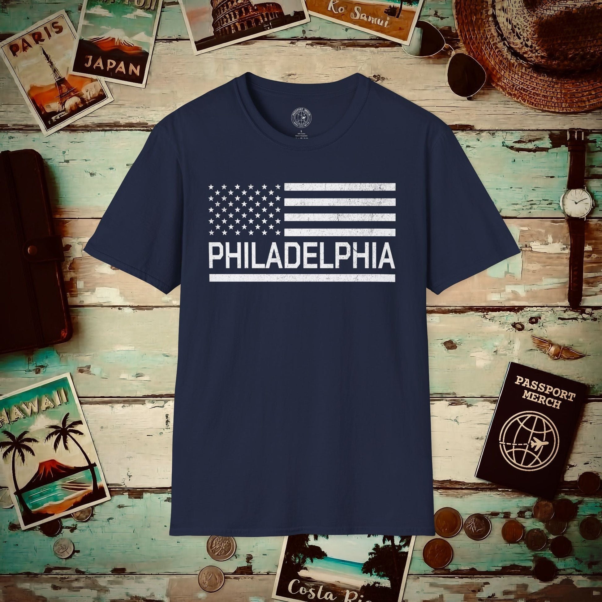 Philadelphia Stars & Stripes, Pennsylvania T-Shirt Navy / S