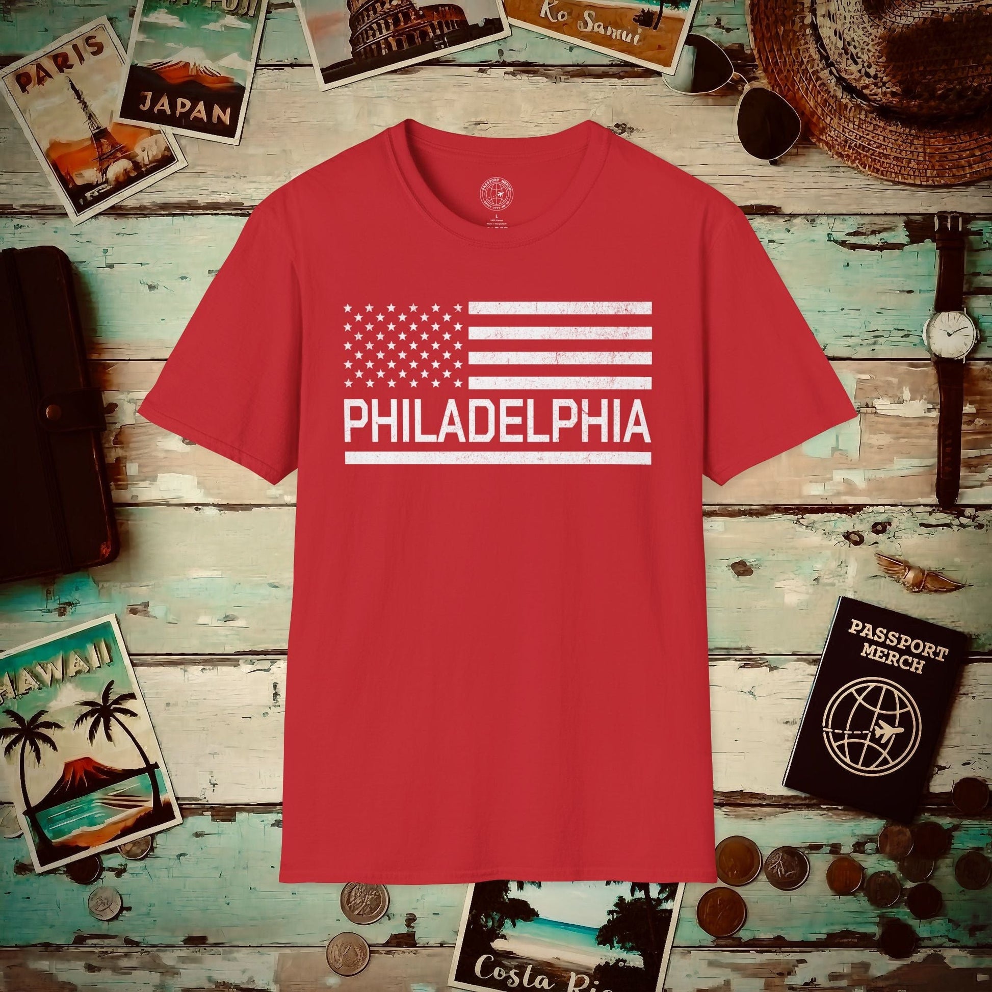 Philadelphia Stars & Stripes, Pennsylvania T-Shirt Red / S