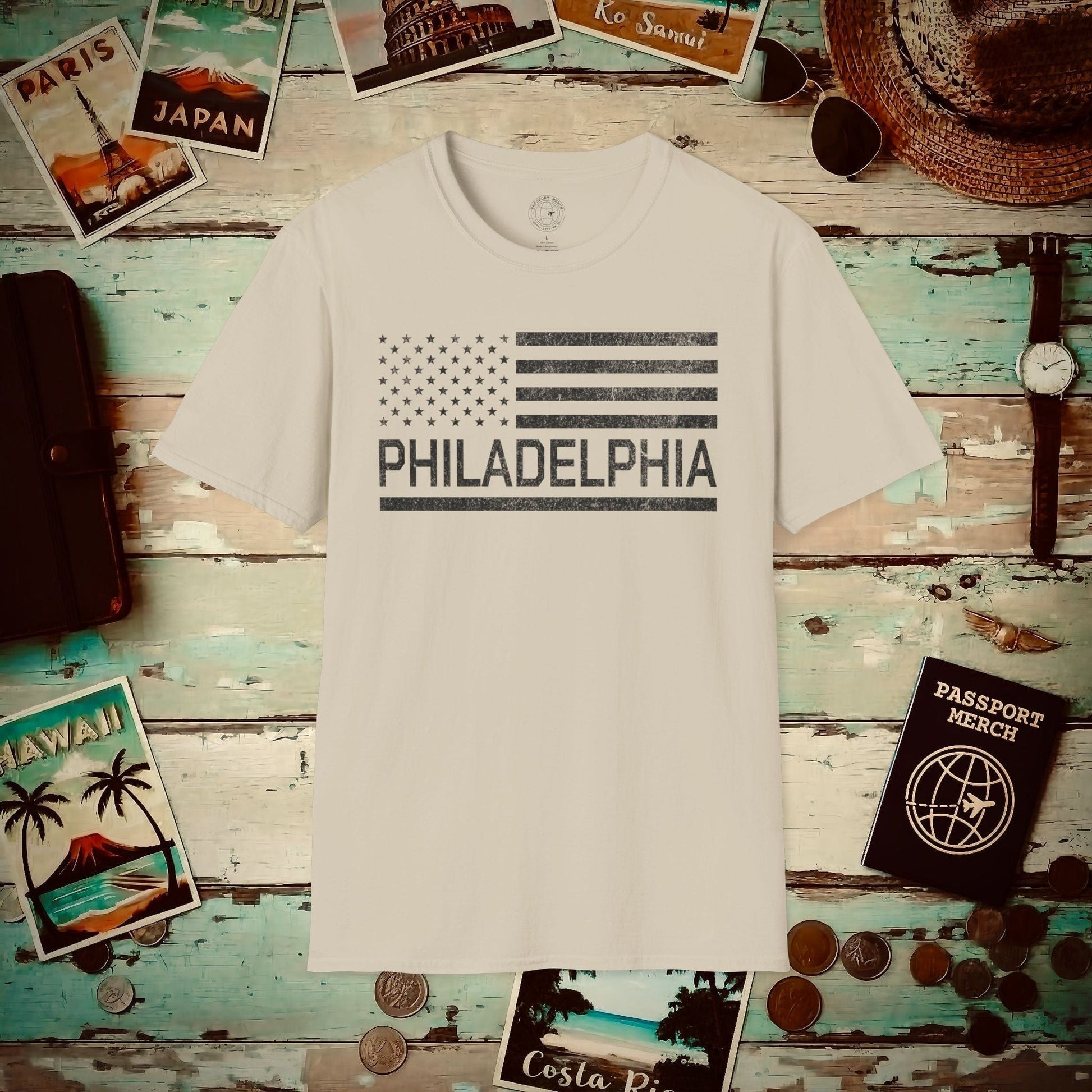 Philadelphia Stars & Stripes, Pennsylvania T-Shirt Sand / S