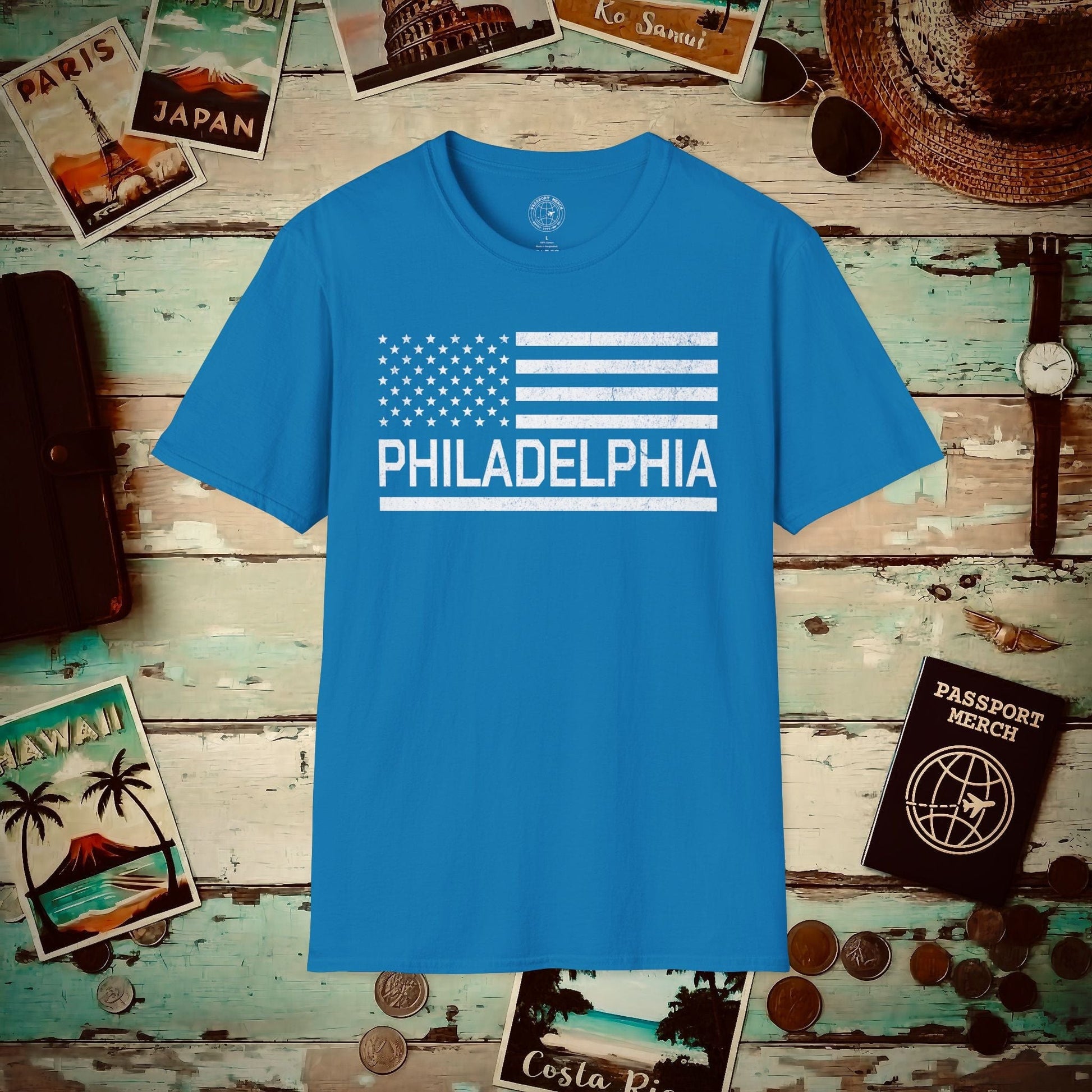 Philadelphia Stars & Stripes, Pennsylvania T-Shirt Sapphire / S