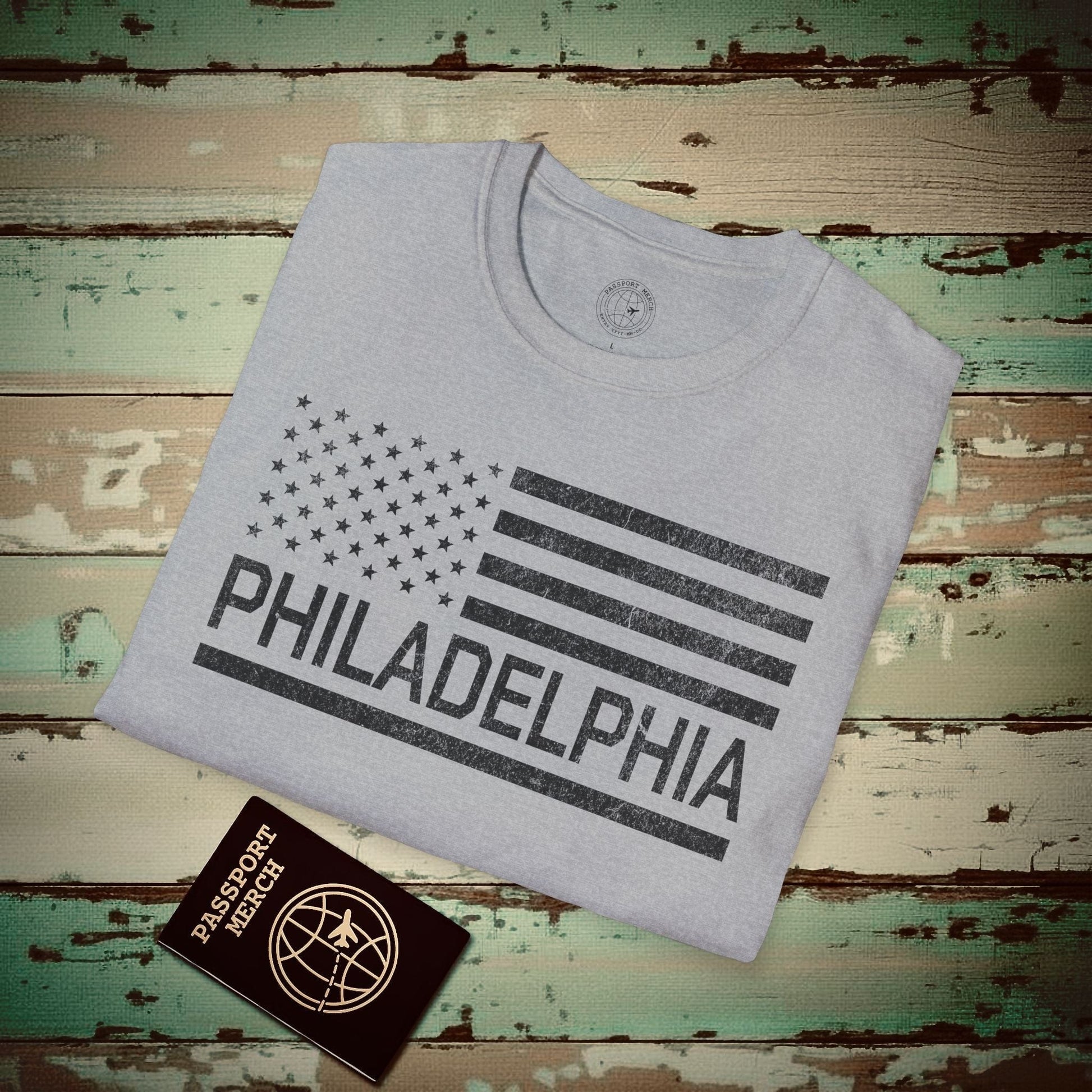 Philadelphia Stars & Stripes, Pennsylvania T-Shirt Sport Grey / S