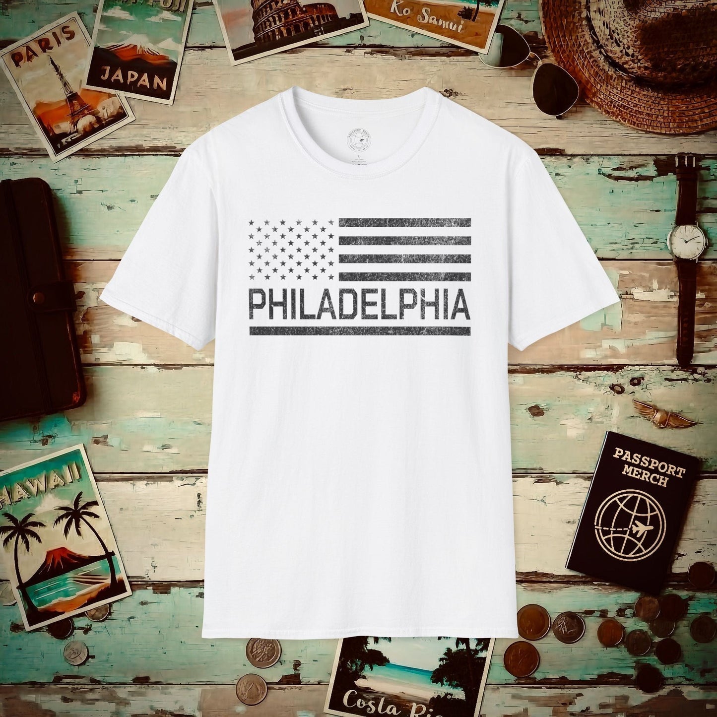 Philadelphia Stars & Stripes, Pennsylvania T-Shirt White / S