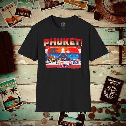 Phuket! Let's go to Thailand! T-Shirt Black / S