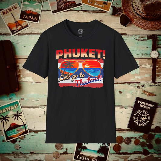 Phuket! Let's go to Thailand! T-Shirt Black / S