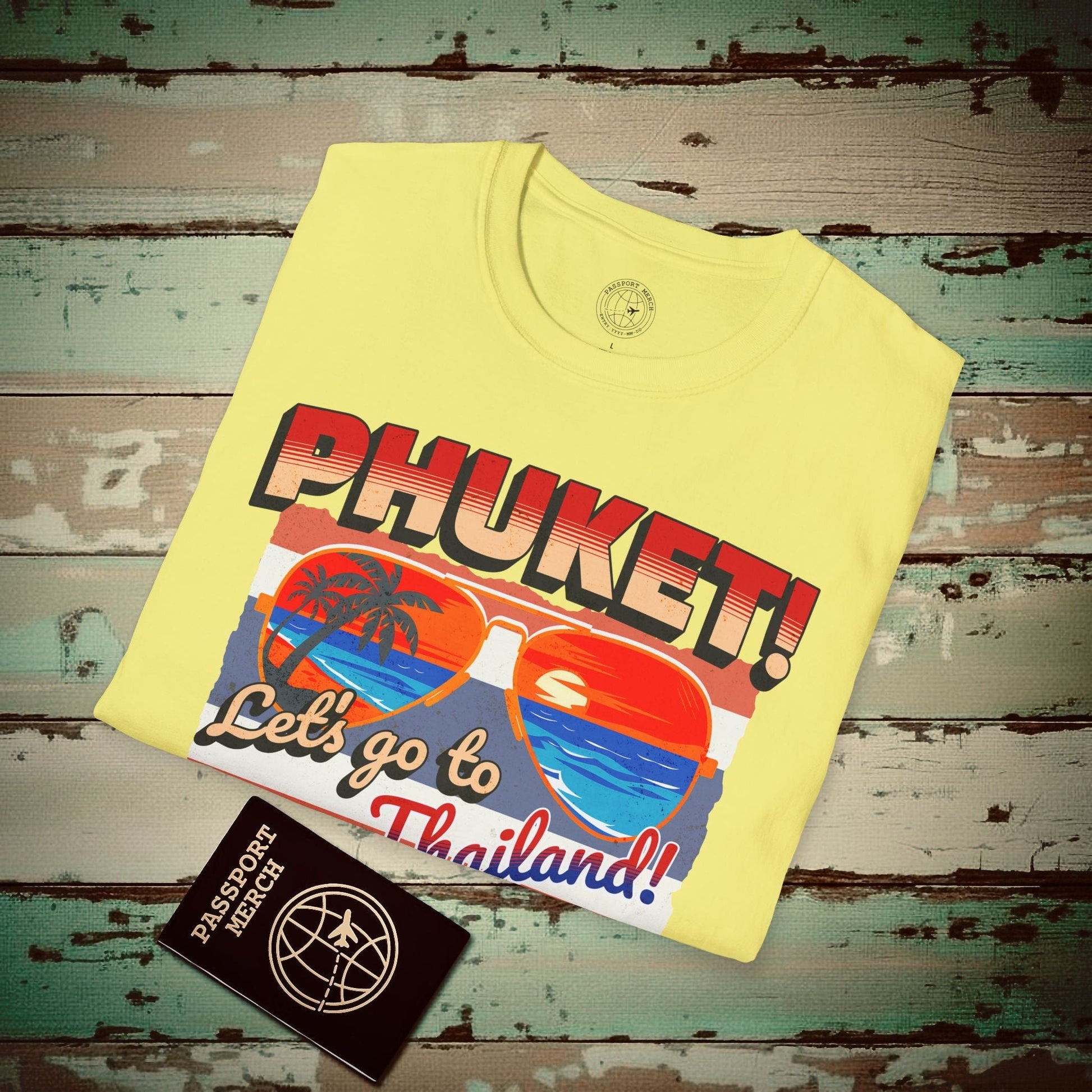 Phuket! Let's go to Thailand! T-Shirt Cornsilk / S