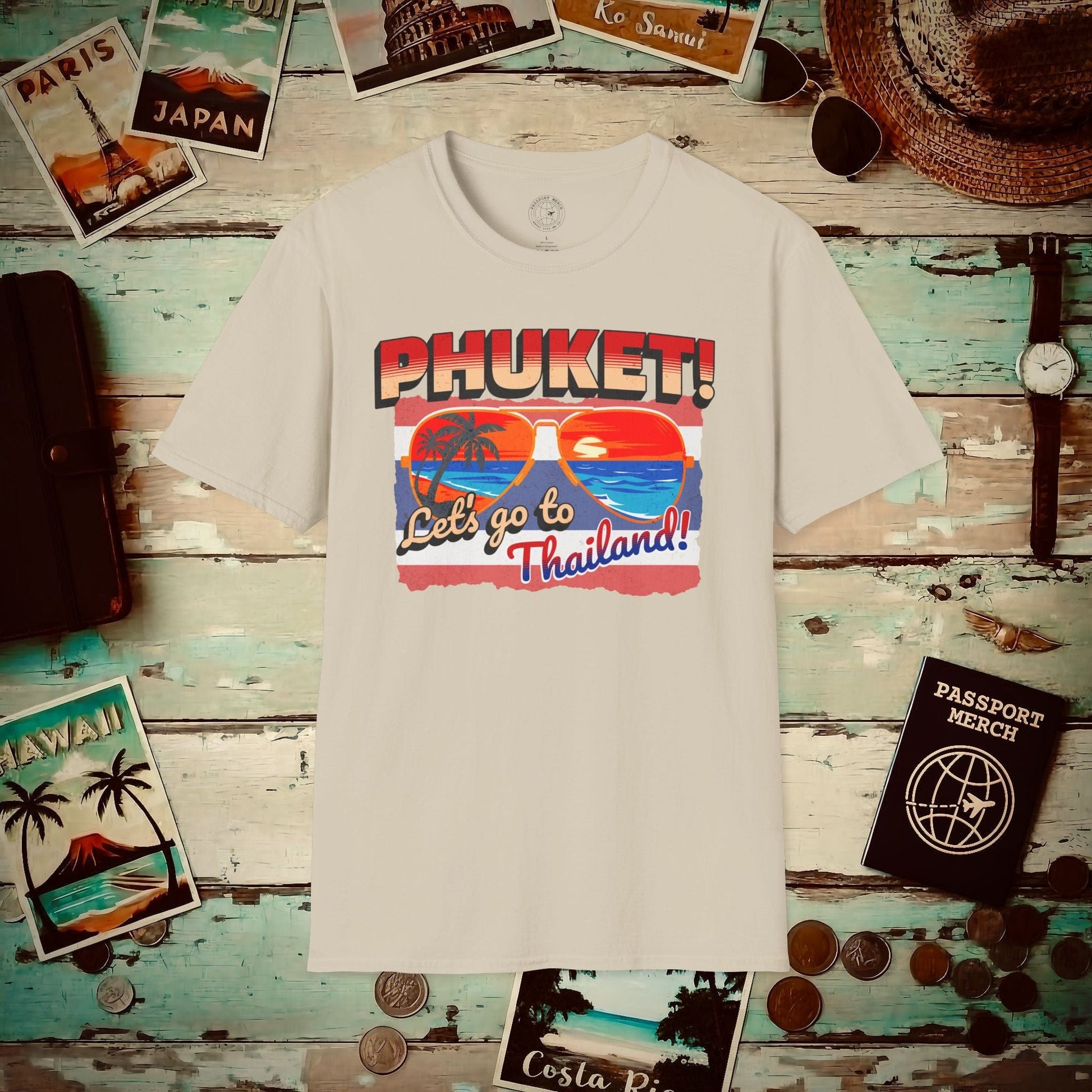 Phuket! Let's go to Thailand! T-Shirt Sand / S
