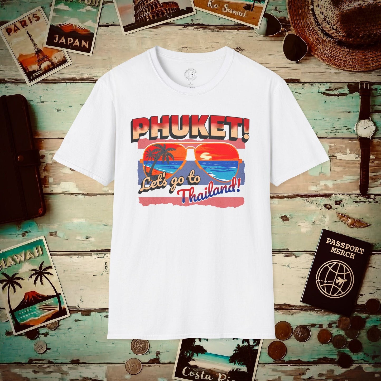 Phuket! Let's go to Thailand! T-Shirt White / S
