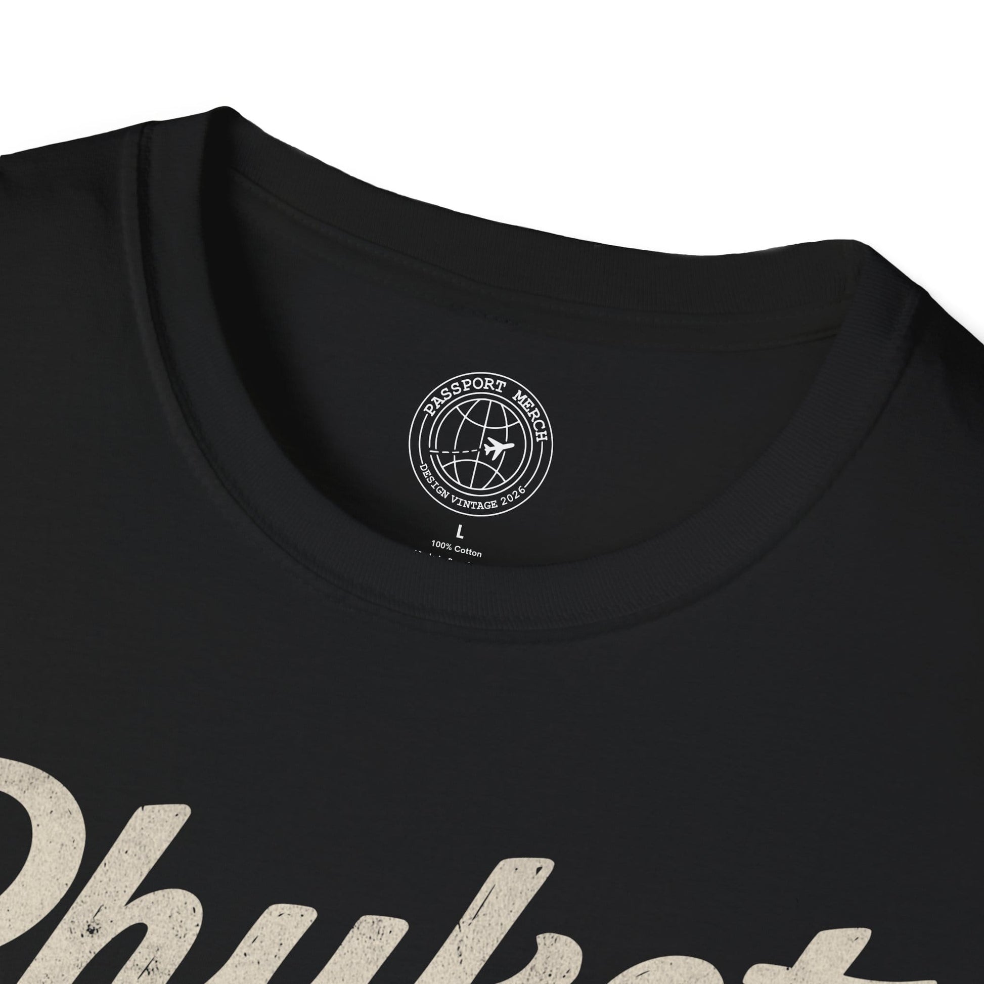 Phuket Vintage Monochrome, Thailand T-Shirt