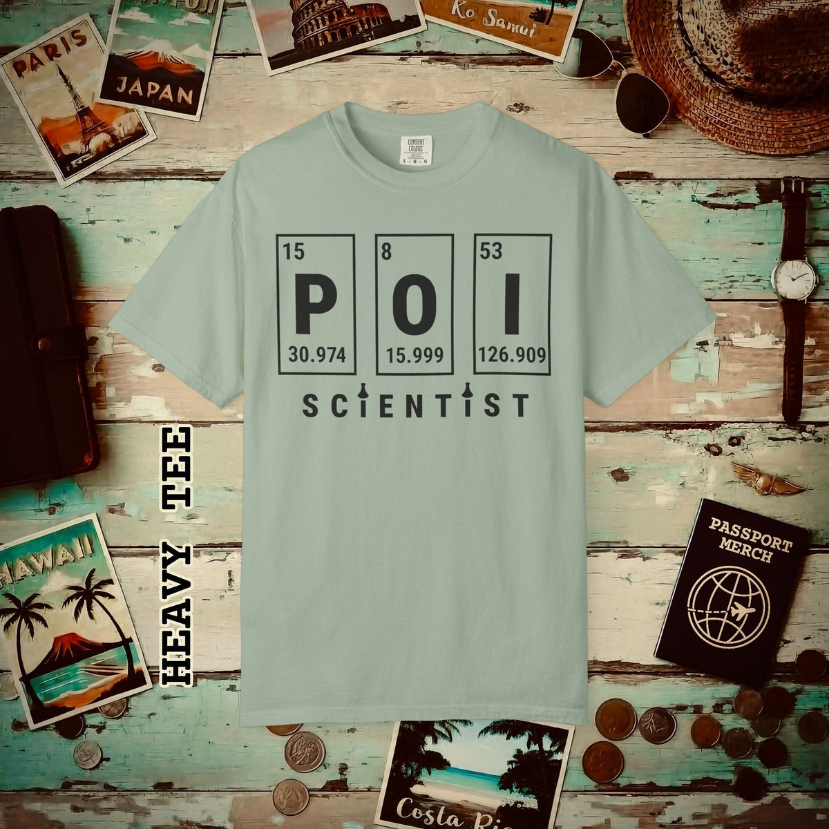 Poi Scientist, Hawaii Heavy Tee Bay / S